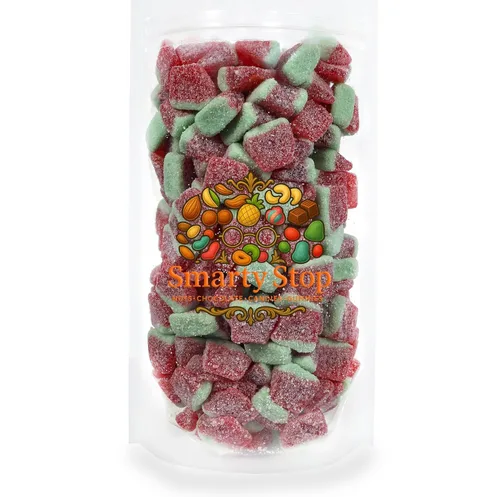 Vista 4 de Smarty Stop Sour Watermelon Wedge Slices Bite Gummy Candy (1 libra (paquete de 1))