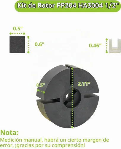 Vista 2 de Nuevo reemplazo PP204, HA3004 Kit de rotor de 1,27 cm para Desa, Reddy, Master Heater #70-022-0100