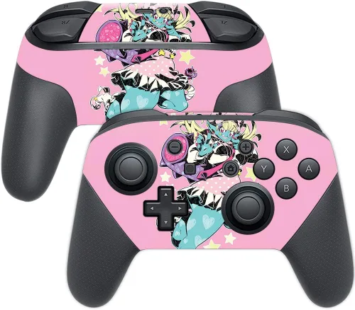 Vista 27 de MightySkins Skin compatible con Nintendo Switch Pro Controller - Alien Battle Funda protectora de vinilo duradera y única Fácil de aplicar