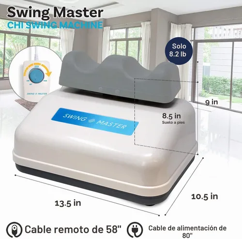 Vista 3 de Daiwa Felicity Swing Master - Chi Swing Machine - Passive Aerobic Exerciser, Swing Master with Figure Trimmer - Lymphatic Massager, Body Shaker, Leg