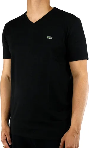 Vista 2 de Lacoste Men's Short Sleeve V-Neck Pima Cotton Jersey T-Shirt