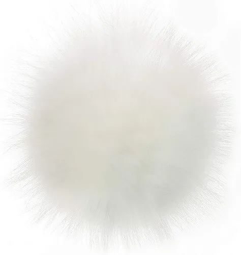 Vista 7 de OADUS Gorro de invierno para mujer con pompón de piel sintética extraíble
