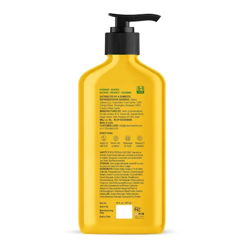 Vista 4 de Botanic Hearth Champú de Aloe Vera Infundido con Bergamota y Proteína Vegana Champú Clarificante para Hidratar, Suavizar y Fortalecer el Cabello