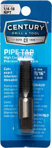 Vista 7 de Century Drill and Tool Herramienta de corte de precisión manual. acero de alto carbono, vástago de .41", taladro de uso 7/16", resultados