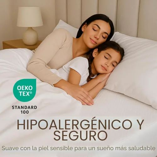 Vista 7 de Protector de colchón tamaño Queen, cubierta de Tencel refrescante