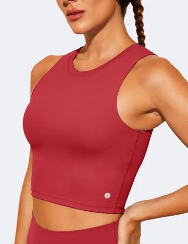Vista 2 de Natural Feelings - Sujetadores deportivos sin mangas, con relleno extraíble, para mujer ombligueras para yoga, entrenamiento, correr