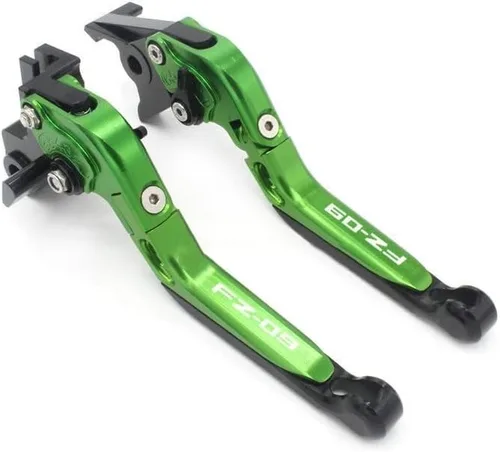 Vista 4 de TEMKIN W para Yamaha FZ09 FZ 09 FZ-09 2014 2015 2016 2017 motocicleta CNC ajustable plegable extensible freno embrague palancas Y (Color : H)