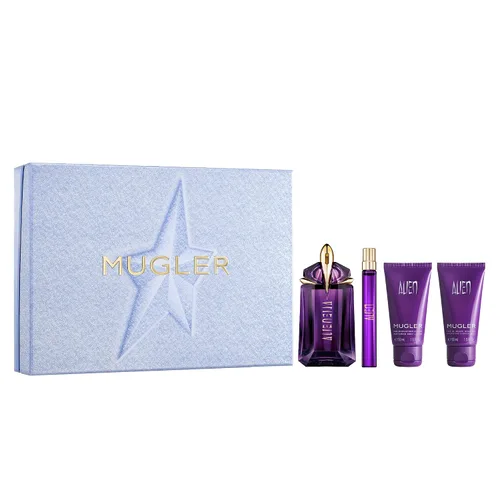 Vista 7 de Mugler Alien - Eau de Parfum - Perfume para mujer - Floral y amaderado - Con jazmín, madera y ámbar - Fragancia de larga duración Fragrance With