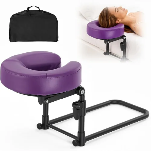Vista 10 de Mesa de masaje ajustable universal para la cara y reposacabezas Negro