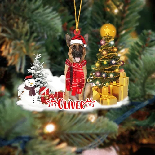 Vista 66 de NAZENTI Adorno personalizado de gato abisinio con árbol de pino, adorno de Navidad personalizado para perros amantes de las mascotas, colgante