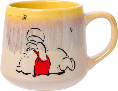 Vista 5 de Silver Buffalo Disney Winnie the Pooh Is It Monday Already With Eeyore - Taza de cerámica cónica, 18 onzas