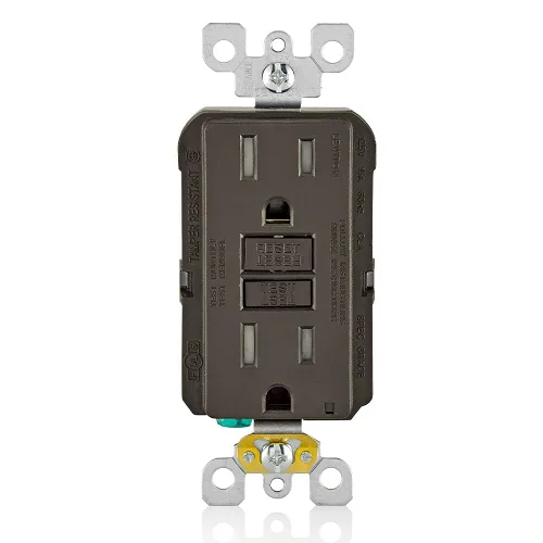 Vista 38 de Leviton SmartlockPro Interruptor con enchufe de doble polo receptáculo, AFTR1-E, 120.0 volts