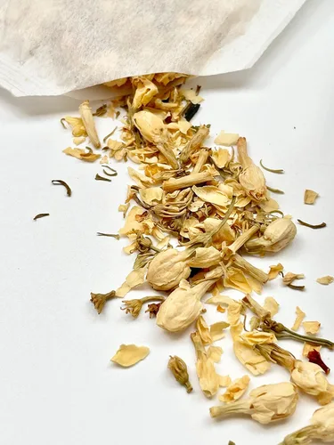 Vista 5 de Palm Beach Herbals - Té de flores de jazmín - Serie de té de hierbas puras (30 bolsas de té) 100% natural