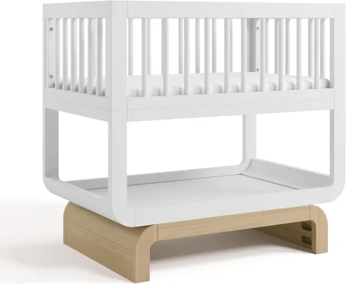 Vista 20 de Storkcraft Santorini - Cuna convertible 5 en 1 con barandilla Driftwood