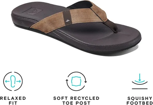 Vista 2 de Reef Sandalia Cushion Phantom para hombre, marrón tostado, 10