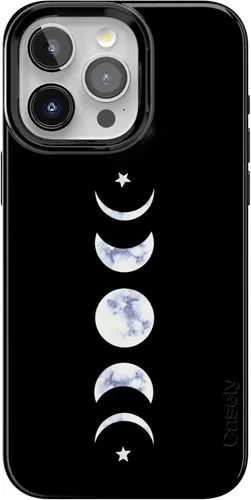 Vista 140 de Casely iPhone 14 Pro Case All Boo'd Up Purple Ghost Compatible with MagSafe Classic Ultra Thin Design