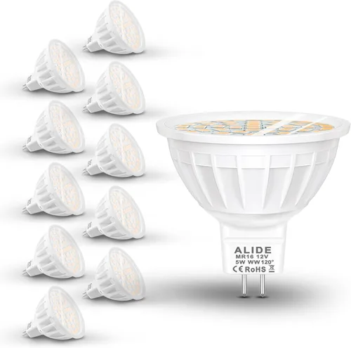 Vista 9 de ALIDE Bombillas LED GU10 regulables que reemplazan 50 W halógenas, 4000 K blanco natural