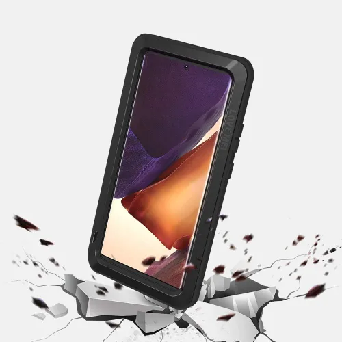 Vista 2 de LOVE MEI Funda para teléfono Galaxy Note 20 Ultra 0.18 oz, [sin protector de pantalla de vidrio] Carcasa rígida de cuerpo completo, resistente, a