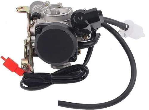 Vista 4 de Carburador 49cc 50cc para Scooter GY6 Compatible con Ciclomotor Taotao de 4 Tiempos Carburador 18mm de Gran Calibre 139QMB 139QMA PD18J Motores