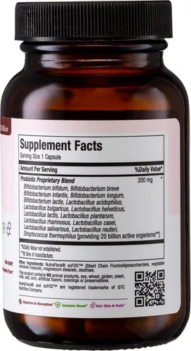 Vista 2 de Probióticos para la salud digestiva y el intestino – 15 cepas, 20 mil millones de UFC organismos activos – Probióticos para hombres y mujeres