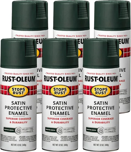 Vista 158 de Rust-Oleum 7776830 - Pintura en aerosol para prevención del óxido, 12 onzas, negro plano