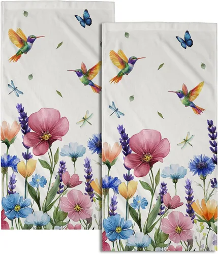 Vista 34 de Giwawa Juego de 2 toallas de mano con diseño de camión americano del 4 de julio, toallas de baño para el Día de la Independencia, suaves
