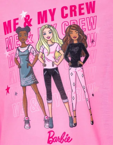 Vista 5 de Barbie Conjunto de pijama y pantalones para niñas pequeñas a grandes