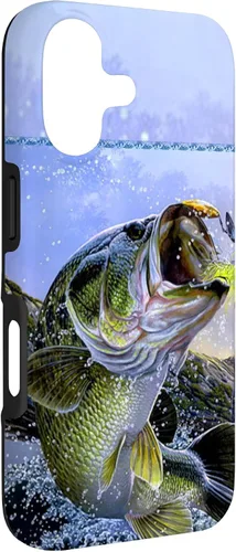 Vista 3 de Largemouth Bass Fishing for Men Cool Fish Hunting Gift Case for iPhone 17