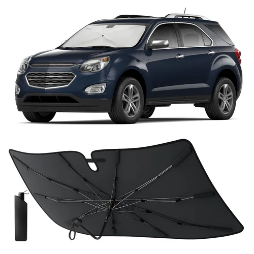 Vista 71 de EcoNour Parasol plegable para parabrisas de Mazda 3 2014-2016 2017 2018, parasol para ventana delantera de automóvil, protección UV, bloqueador