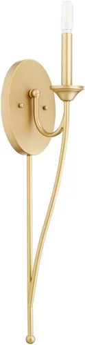 Vista 2 de Quorum Lighting Brooks - Soporte de pared con 1 luz, 25.75 pulgadas de alto y 5.5 pulgadas de ancho