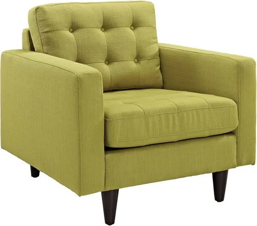Vista 20 de Modway EEI-1547-DOR Empress Mid-Century - Sofá biplaza tapizado de tela en gris