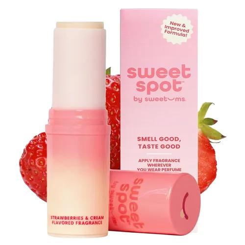 Vista 11 de SweetSpot - Perfume sólido con sabor a barra, perfumes de viaje portátiles para mujeres, fragancias de larga duración, fórmula no pegajosa