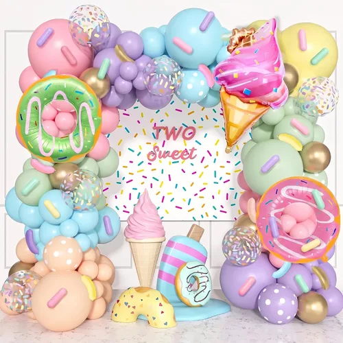 Vista 10 de 167 piezas Decoraciones de baby shower con temática de animales del bosque, kit de guirnalda de arco de globos con temática de bosque con pancarta
