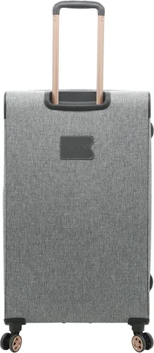 Vista 6 de kensie Hudson Softside - Juego de equipaje giratorio de 3 piezas, Gris brezo, Hudson Softside - Juego de equipaje giratorio de 3 piezas