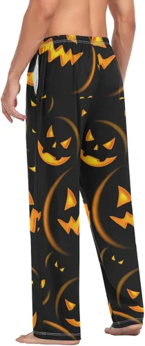 Vista 6 de Halloween Christmas Pajama Pants Mens Lounge Pants Super Soft Men Pajama Bottoms with Drawstring Pockets