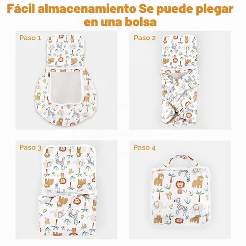 Vista 7 de Funda de asiento de automóvil para bebé, funda de asiento de automóvil resistente al viento para niñas pequeñas, toldo cálido para asiento