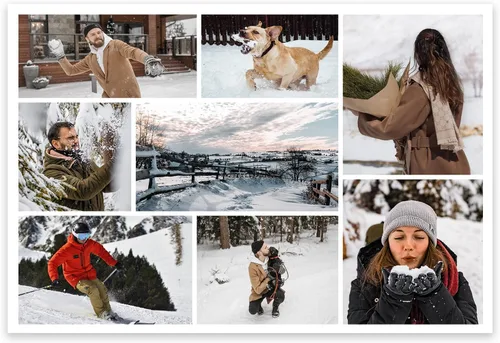 Vista 28 de CCWACPP Impresiones de lienzo de collage con foto personalizada, personalizadas, múltiples imágenes de foto en lienzo, póster personalizado, regalos