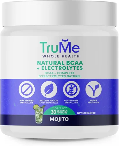 Vista 15 de TruMe Clean - Polvo de electrolitos BCAA vegano - Cereza - 2:1:1 sin azúcar sin sucralosa BCAA Aminoácidos Suplemento para mujeres/hombres