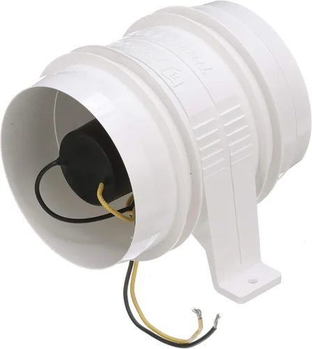 Vista 7 de Attwood Soplador silencioso resistente al agua. Blanco, de 4 pulgadas.
