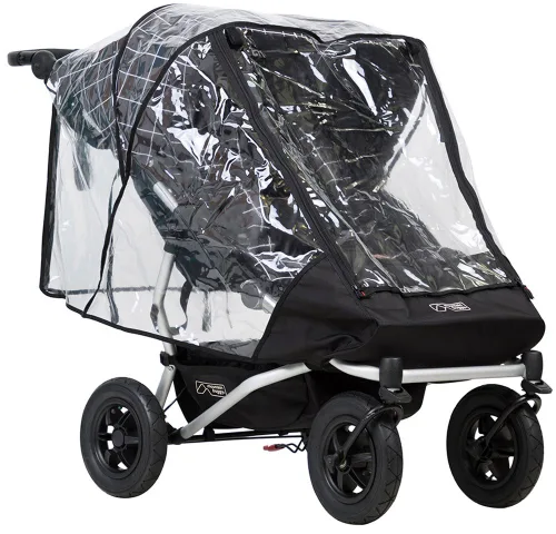 Vista 3 de Mountain Buggy Duet Doble Cubierta, Malla, Negro