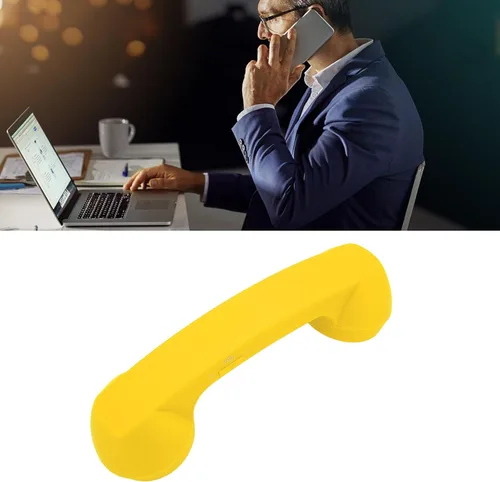 Vista 4 de Teléfono retro con Bluetooth, receptor de teléfono a prueba de radiación para teléfono celular con llamada cómoda, clásico vintage inalámbrico