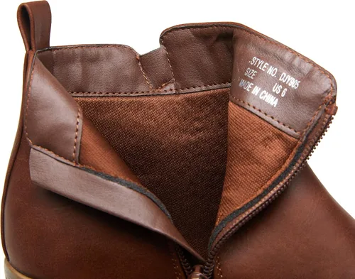 Vista 9 de Botines JEOSSY de tacón grueso y bajo para mujer