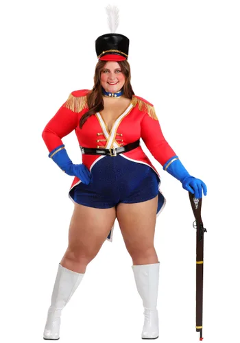 Vista 7 de Disfraz de Soldado de Juguete Sexy Talla Plus para Mujer Multicolor