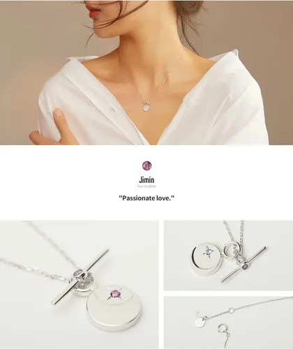 Vista 4 de BTS STONEHENgE Moment of Light Jewelry - Collar oficial del ejército