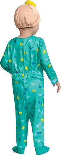 Vista 2 de Disguise Cocomelon Toddler JJ Costume, Official Cocomelon Costume Pajama Outfit