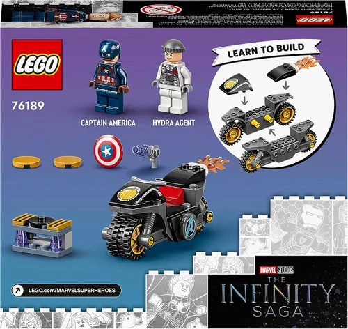 Vista 9 de Lego 76189 Superhéroes Capitán América vs. Hydra