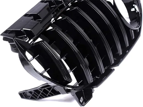 Vista 4 de Rejillas de Carrera Delanteras Compatibles con Mercedes W117 CLA Class CLA200 CLA250 CLA45 AMG 2013-2019 (Negro)