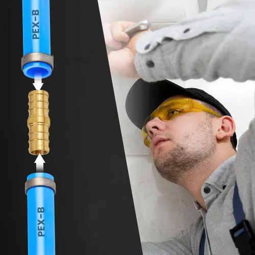 Vista 6 de Adaptador NPT macho de 1" Pex x 1", latón (1)