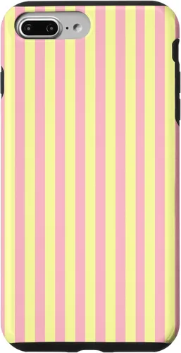 Vista 12 de Funda para iPhone 17 con rayas verticales amarillas y rosadas
