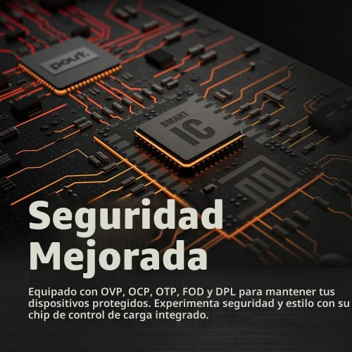 Vista 7 de POUT H3 PRO Dual Qi - Alfombrilla de mouse de carga inalámbrica dual para teléfonos inteligentes y auriculares, superficie lisa con base